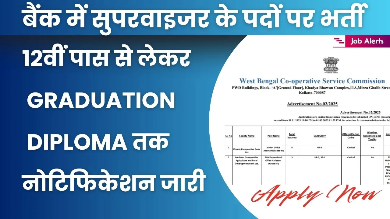 Bank Vacancy,