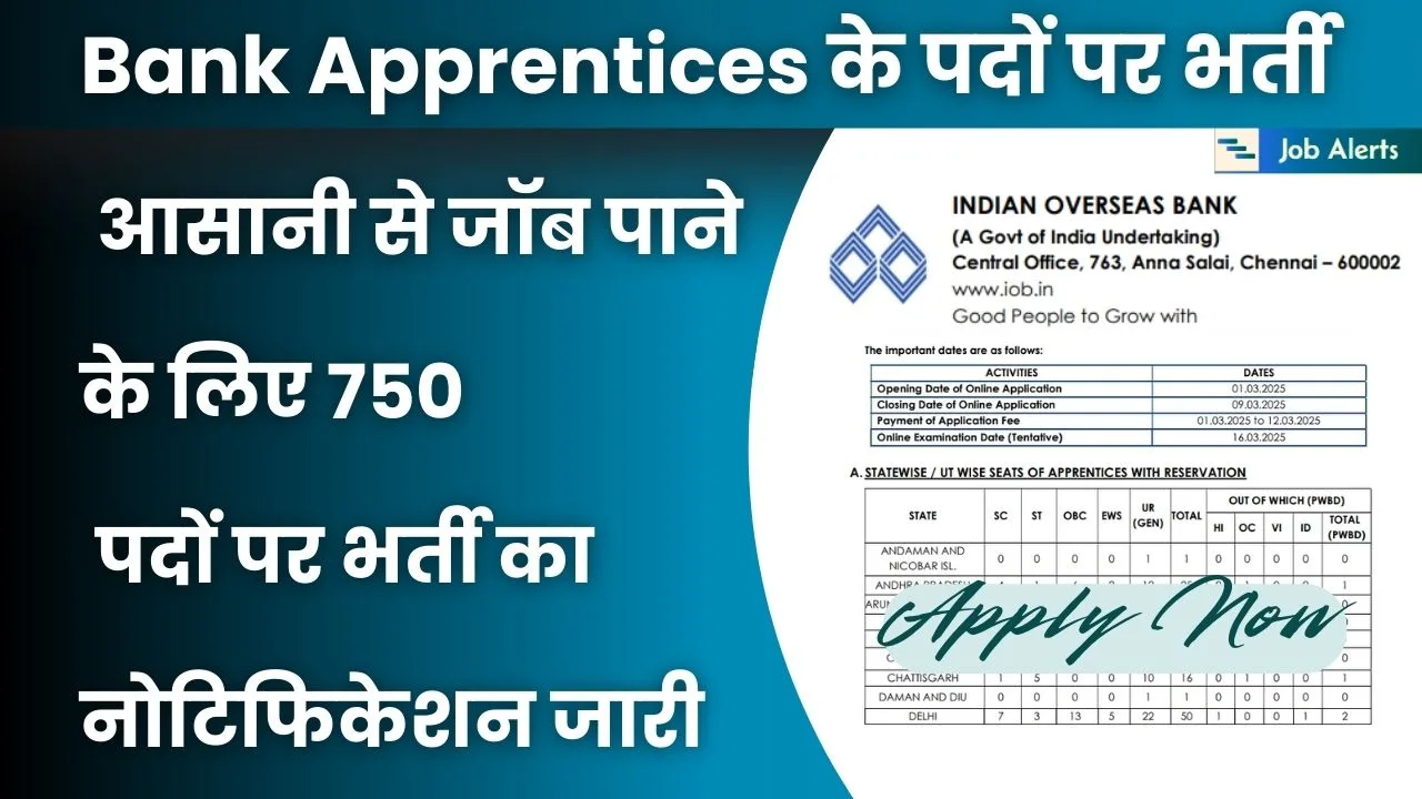 Indian Overseas Bank Vacancy, bank vacancy 2025, bank job, sarkari job, new vacancy 2025,